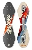 Streetsurfing Wooden Wave Rider, Waveboard Unisex Bambini, Multicolore, M