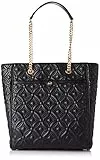 Michael Kors LG NS Chain Tote, Borsa Donna, Black, Unica