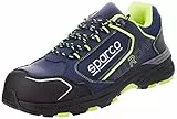 Sparco ALLROAD S3 SRC, Scarpe Antinfortunistche da Lavoro, Blu-Giallo Fluo, 43
