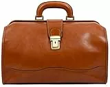 Time Resistance Borsa da Medico Compatta Realizzata in Italia da Esperti Artigiani – Borsa Medico Piccola con Lucchetto e Tracolla Rimovibile – Borsa Medico Donna con Tasche Interne