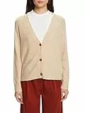 ESPRIT 991ee1i326, Maglione Cardigan Donna, 289/Sand 5, XL