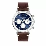 Trussardi Orologio Analogico al Quarzo Uomo con Cinturino in Pelle R2451135004