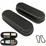 GDVONE 2 pezzi Custodia per Spazzolino Elettrico,compatibile Braun Oral-B/Oral-B Pro e Philips Sonicare/iO Series,con Tasche a Rete Extra,Possibilità di Riporre Accessori