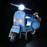 GEAMENT Set di Luci LED Compatibile Con LEGO Vespa 125 – Kit Di Illuminazione per Creator 10298 Modello da Costruire (LEGO set Non Incluso)