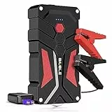 BIUBLE Avviatore Batteria Auto, 1500A Portatile Avviatore Emergenza per Auto(Adatto a 7.0L Gas o motore diesel 5.5L litri), 12V Jump Starter Booster Power Bank, Torcia a LED