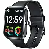 aeac Smartwatch Orologio Fitness Uomo Donna 1,69' Schermo Cardiofrequenzimetro SpO2 Contapassi Sonno Stress, Smart Watch Impermeabile Fitness Tracker, Notifiche Messaggi Sportivo Activity Tracker