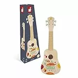 Janod - Ukulele in Legno Sunshine - Strumento Musicale per Bambini - Gioco di Imitazione e Stimolazione Musicale - Vernice ad Acqua - Dai 3 anni, J07636