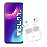 TCL 30+ - Smartphone Dual Sim + Auricolari Wireless TCL 108, Display 6.7' AMOLED 60 Hz, FULL HD+, 128 GB, 4GB RAM, Tripla Camera da 50 Mpx, Android 12, Batteria 5000 mAh, Muse Blue [Italia]