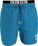 Calvin Klein Medium Double Wb, Pantaloncini, Uomo, Clear Turquoise, M