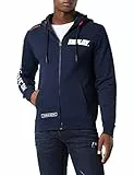 REPLAY M6316 Felpa con Cappuccio, 085 Blu, M Uomo
