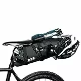 UBORSE Borsa da Sella per Bicicletta Impermeabile, Borsa da Telaio per Bici MTB Riflettente, 13L Granda capacità Borsa Sottosella per Bici da Corsa può Aappendere i Fanali Posteriori per Ciclismo