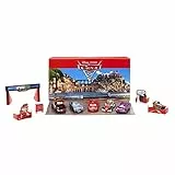 Disney Pixar Cars - Confezione da 5 Veicoli in Assortimento, Set di 5 Macchinine Personaggi Cars da Collezione con Accessorio Ispirati al World Grand Prix, Giocattolo per Bambini 3+, HFN82