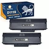 ColorKing Compatibili Toner MLT-D111S Sostituzione per Toner Samsung MLT-D111S 111S MLT-D111L per Toner Samsung Xpress M2070 M2070FW M2026W M2026 M2020 M2022 M2022W M2020W M2070W M2070F (Nero, 2-Pack)