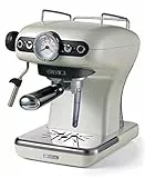 Ariete 1389 Classica Macchina per caffè Espresso Polvere 1/2 Tazze, Filtro Cialda, Maxi Cappuccino, 15 Bar, 900 ml, 850 W, 1 Cups, Plastica Acciaio Inossidabile Metallo, Perla