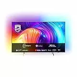 Philips TV 43Pus8507 43 Pollici 4K Smart Tv Uhd Led Android Tv Con Ambilight, Processore P5, Suono Atmos, Compatibile Con Google Assistant E Alexa, Argento Chiaro, ‎7.71 x 96.28 x 55.82 cm; 9.1 Kg