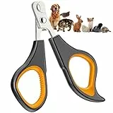 tagliaunghie gatto Professionale in Acciaio Inossidabile - Tronchesina Sicura, Confortevole e Resistente per la Cura delle Unghie di Gatti, Gattini, Conigli e Animali di Piccola Taglia