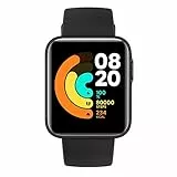 Xiaomi Mi Watch LITE Orologio Smart, Display LCD TFT 1.4'', Fino a 9 Giorni di Autonomia con una Ricarica, GPS integrato, Monitora 11 Tipologie di Sport, Nero, Versione Italiana