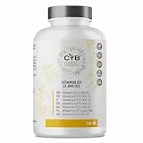 CYB | Vitamina D Integratore - Vitamina D3 2000 UI - 50µg di D3 Puro ad Alto Dosaggio - 365 Compresse 1 Anno di Fornitura - Integratore Vegetariano Giornaliero - senza Glutine né Lattosio