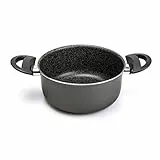ALLUFLON Tradizione Italia Casseruola, Alluminio, Nero, 22 cm