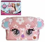 Purse Pets | Borsetta Print Perfect | Versione Koala con Fiorellini Rosa, Oltre 30 Effetti Sonori E Reazioni, Giocattoli per Bambine dai 4 Anni in su