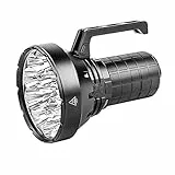 IMALENT SR16 Torcia LED, Potente Professionale Ricaricabile da 55000 Lumen, IP56 Impermeabile Tattica Torcia LED, 7 Modalità Con Batteria Torce per Campeggio Militare Escursioni Emergenze