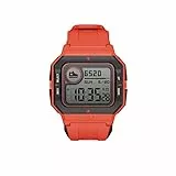 Amazfit Neo Smartwatch Orologio Fitness Sportivo Display Digitale da 1,2' Always-On Impermeabile 5 ATM Tempo di Durata fino a 28 Giorni Contapassi da Polso Activity Tracker (Rosso)