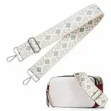 Tracolle per Borse con Ganci,Tracolla per Borsa Tessuto,Cinghia Tracolla per Borsa Donna,75-135cm Regolabile Tracolla Borsa Donna Ricambio