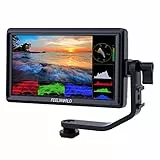 FEELWORLD FW568 V3 Monitor da campo per fotocamera DSLR da 6 pollici con LUT a forma d'onda Picco video Focus assist Piccolo Full HD 1920x1080 IPS con ingresso 4K HDMI 8,4 V CC Uscita