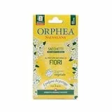 Orphea Salvalana, Sacchetti per Cassetti e Armadi, per Lana e Vestiti Tutta la Stagione, Profumo di Fiori, 3 Sacchetti in Carta di Canapa
