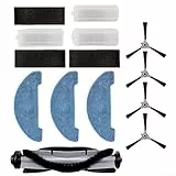 Emiif Vuoto Ricambi di Ricambio Per Venga VG Rvc 3000 4 spazzole laterali+1 spazzola di rotolamento+3 panni mop 3 kit filtro Aspirapolvere Accessori Kit