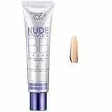 L'Oréal Paris Glam Nude BB Cream 5 Benefici in 1, Effetto Nudo e Ottima Copertura, 24 h di Idratazione, Light