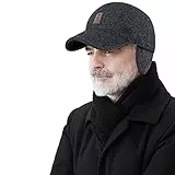 CLAPE Berretto da Baseball con Paraorecchie Cappellini Invernali Baseball Dad cap with Ear Flaps Warm Wool cap Cappellino Sportivo