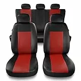Mossa Coprisedili compatibili con Fiat Idea (2004-2012) - fodere sedili universali - set coprisedili auto - CM-RD