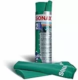 SONAX Panno Microfibra Plus per interni e Vetri, Pulisce senza Lasciare Strisce, Aloni o Peluzzi, 40 x 40 Cm, Lavabile fino a 60°C, 2 Pezzi, Articolo Numero 04165410