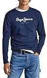 Pepe Jeans Eggo Long N, T-Shirt Uomo, Blu (Navy),XL