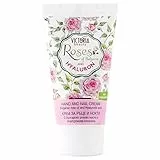 Victoria Beauty - Crema mani per mani molto secche e screpolate, crema per unghie con olio di rosa, crema ialuronica, cura delle mani ottimale e cura delle unghie (1 x 50 ml)