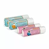 VIROSAC Più Pratico - Kit Viaggio Per Borse, Valigie E Cestini Del Bagno, 2 Rotoli 35x42 Da 15 Pezzi + 2 Rotoli 42x50 Da 15 Pezzi, color Trasparente, 4 Unità