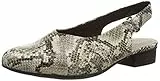 Clarks Juliet Monte, Sandali con Chiusura sul Retro Donna, Grigio Talpa Snake Tortora Snake, 38 EU
