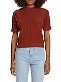 edc by ESPRIT 073cc1i302 Maglione, Rust Brown, S Donna