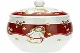 THUN - Biscottiera Sweet Christmas - Porcellana - Linea Sweet Christmas - Living, Arredare la Casa - Ø 20 x 23 cm
