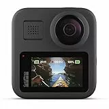 GoPro Max - Fotocamera Digitale Impermeabile 360 ​​Con Stabilizzazione Infrangibile, Touch Screen e Controllo Vocale - Streaming Live Hd, Nero