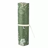 Custodia con Astuccio in Tela,Astuccio Tinta Unita Astuccio Arrotolabile,Astuccio con Fodera in Lino,Astuccio Portapenne,Cinturino in Velluto di Pelle di Daino,Stile Antico Cinese,Astuccio Cinese