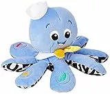 Baby Einstein Octoplush Animale di peluche musicale abbracciabile, impara i colori in 3 lingue, blu, Età a partire da 3 mesi