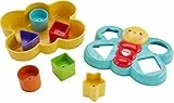 Fisher-Price Farfalla Cercaforme, Giocattolo Per Bambini 6+ Mesi, Multicolore, BLT38 farfallina con formine, Single, CDC22