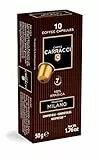 Caffè Carracci, Capsule Compatibili Nespresso, Milano 100% Arabica, 10 Astucci da 10 Capsule (Totale 100 Capsule)