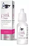 Pink drops Lady Gocce Oculari con Acido Ialuronico e Fiordaliso - 15 ml