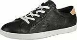 ECCO Leisure, Scarpe da Ginnastica Basse, Donna, Nero (Black/Powder 50263), 40 EU
