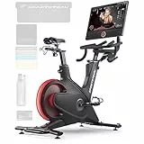 Sportstech sBike, Smart Cyclette da Casa, Alternativa Avanzata a Ellittica da Casa o Cyclette Pieghevole, con Corsi dal Vivo e su Richiesta, Touch Screen da 21,5 Pollici, Nero