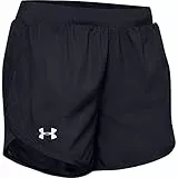 Under Armour Fly By 2.0, pantaloncini Donna, Nero (Black / Black / Reflective) , S