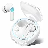 Cuffie Bluetooth 5.3, Auricolari Bluetooth Senza Fili con Stereo HiFi e 4 Mic HD, 40 Ore IP7 Impermeabili, Cuffie In Ear con ENC Cancellazione del Rumore e Modalità Gioco